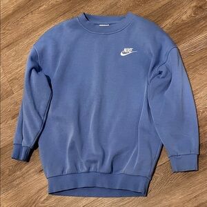 Nike Girl’sClassic Blue Crewneck Sweater